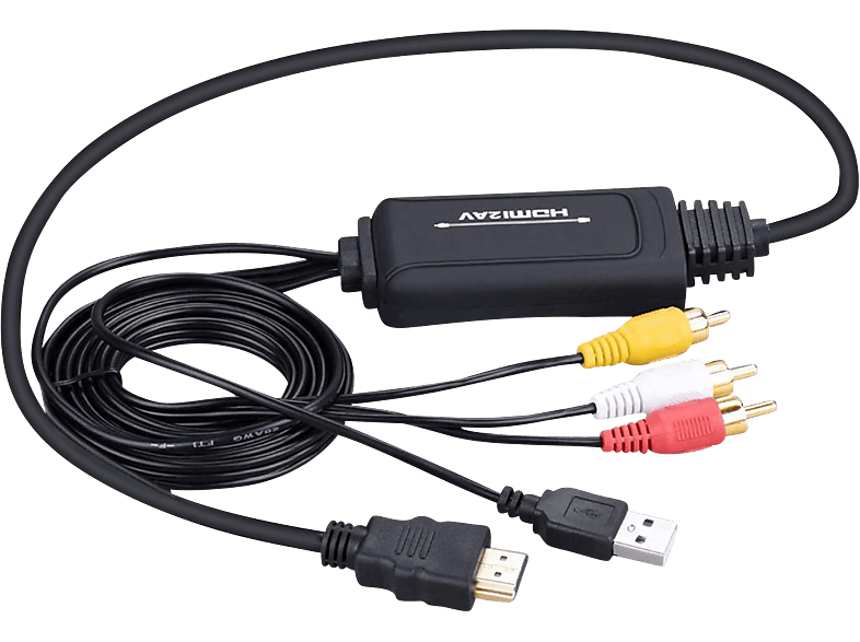 INF HDMI zu Composite Wandler HDMI auf Cinch Konverter HDMI auf Cinch Konverter MediaMarkt