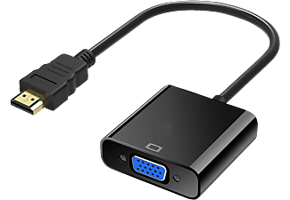 koud Jolly kop INF HDMI zu VGA Adapter mit 3.5 mm Audio-Port HDMI zu VGA Adapter |  MediaMarkt