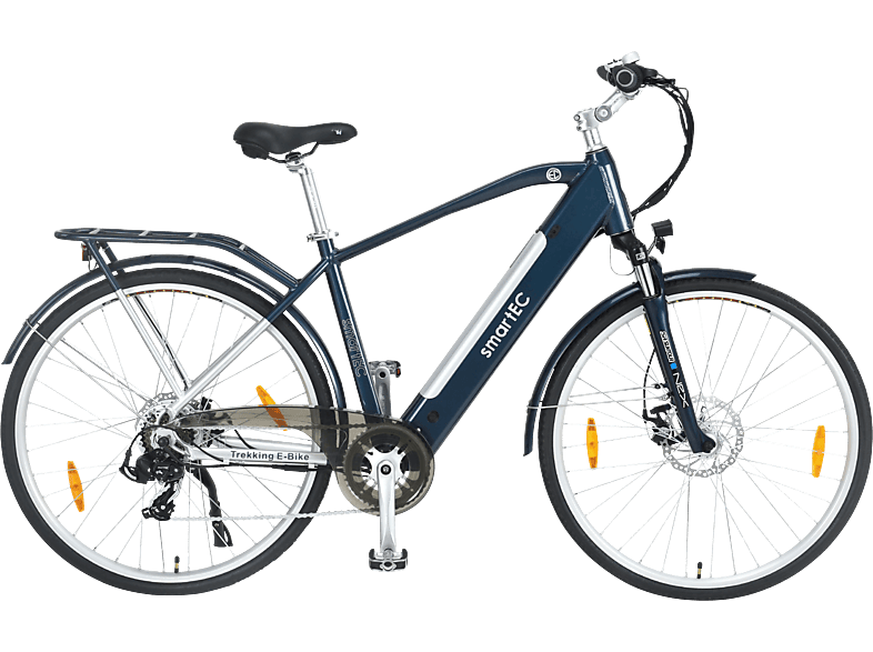 SMARTEC Trek-28H Trekkingrad (Laufradgröße: 28 Zoll, Rahmenhöhe: 50 cm, Erwachsene-Rad, 468 Wh, Blau)