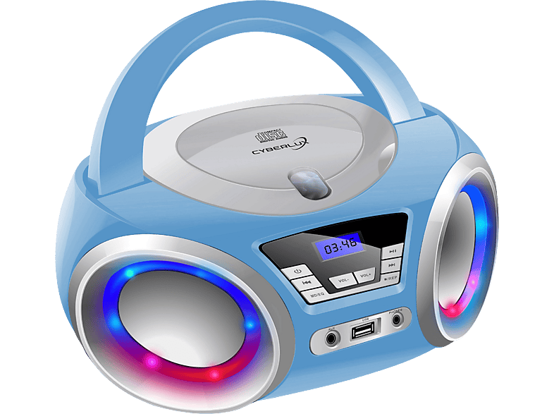 CYBERLUX CL900 CDPlayer mit LEDBeleuchtung Kopfhöreranschluss
