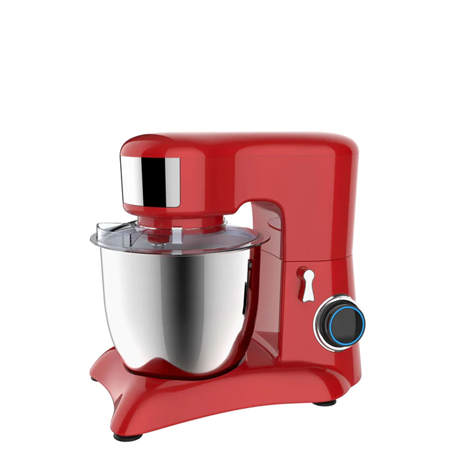 SYNTEK Watt) Leistungsstarker (1300 Red Chef Küchenmaschine Maschine Home Rot Mixer Nudelmixer Schneebesen