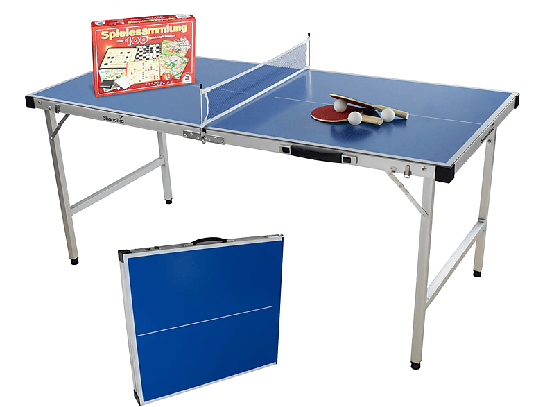 SKANDIKA Multi-Spieletisch Tischtennisplatte, Blau