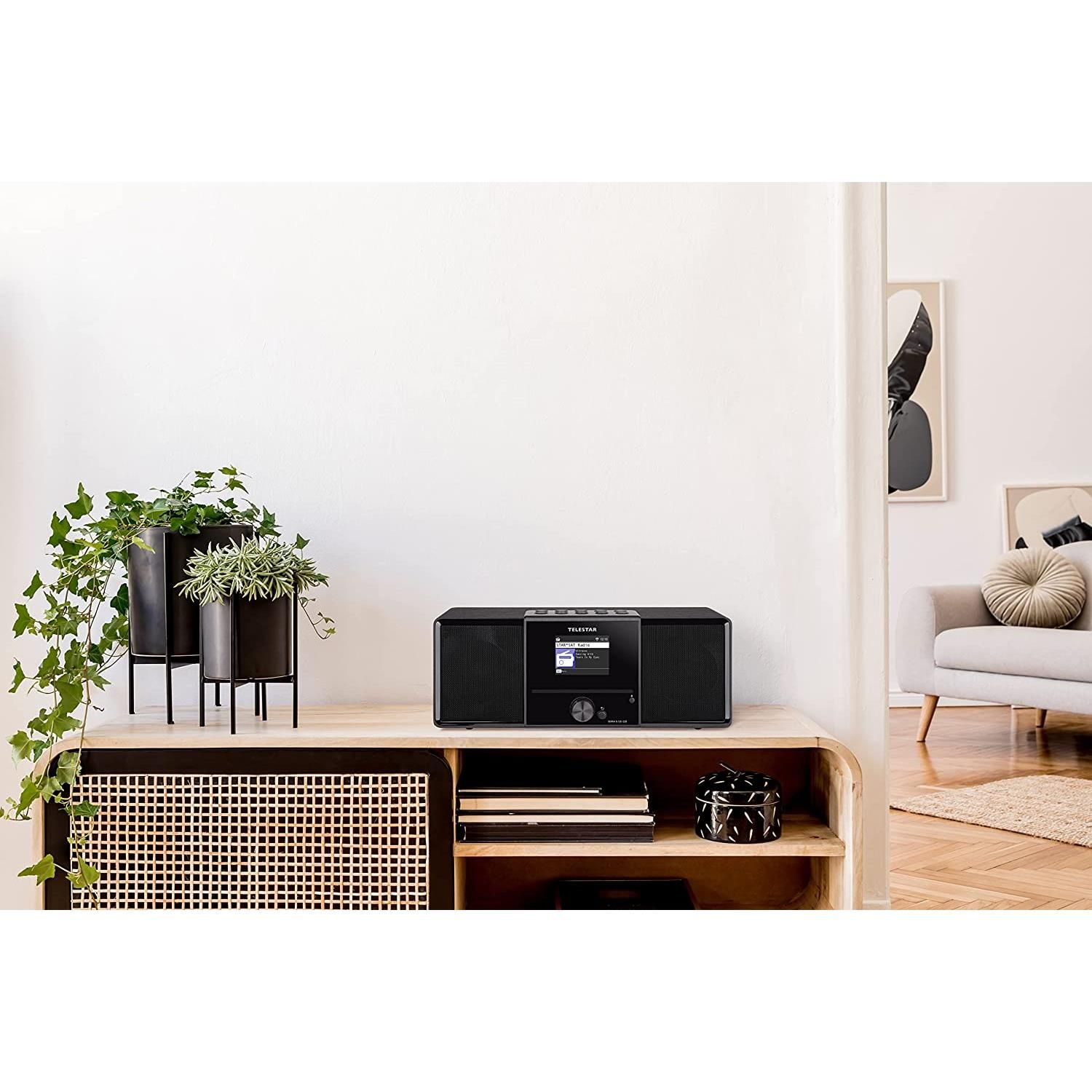 TELESTAR DIRA S 32i CD Internet FM, UKW, schwarz Internet, Bluetooth, AM, Multifunktionsradio, DAB+, Radio, DAB, DAB