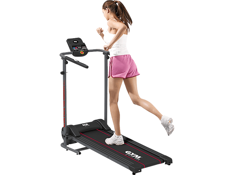 GYMFORM Slim Fold Treadmill klappbar 6 km h Laufband schwarz MediaMarkt