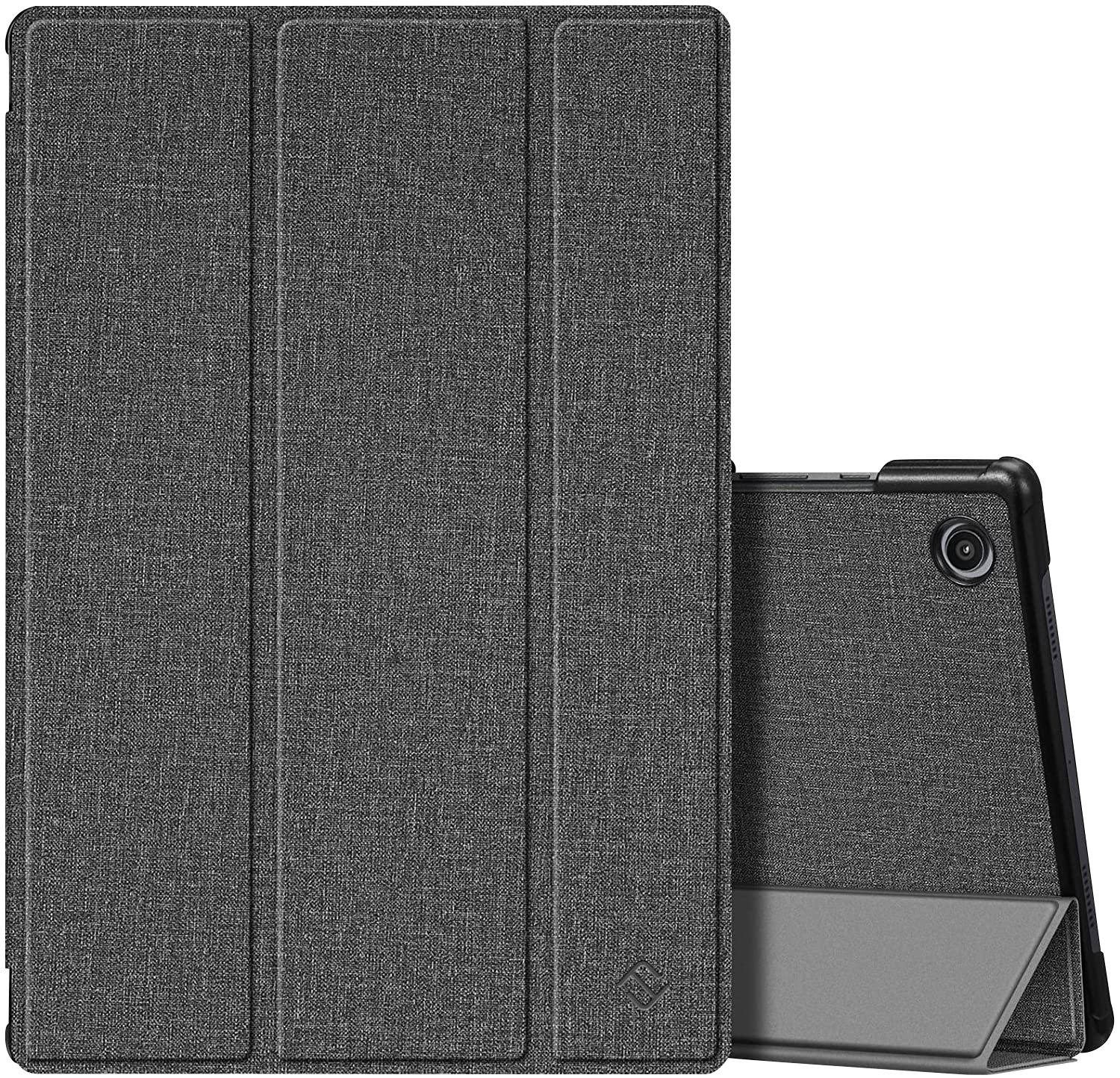 Jeansoptik Tab Galaxy 2021 Samsung, Bookcover, 10.5 Hülle, A8 FINTIE (SM-X200/X205/X207), dunkelgrau
