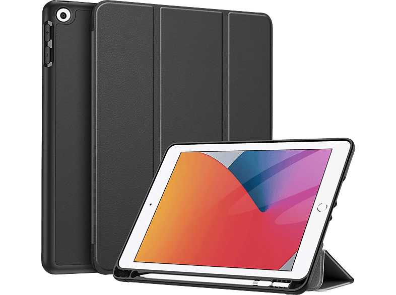 Gen Zoll iPad, Generation Bookcover, Hülle, 2019), 10.2 Gen FINTIE 2020/7. 2021/8. iPad Schwarz (9.