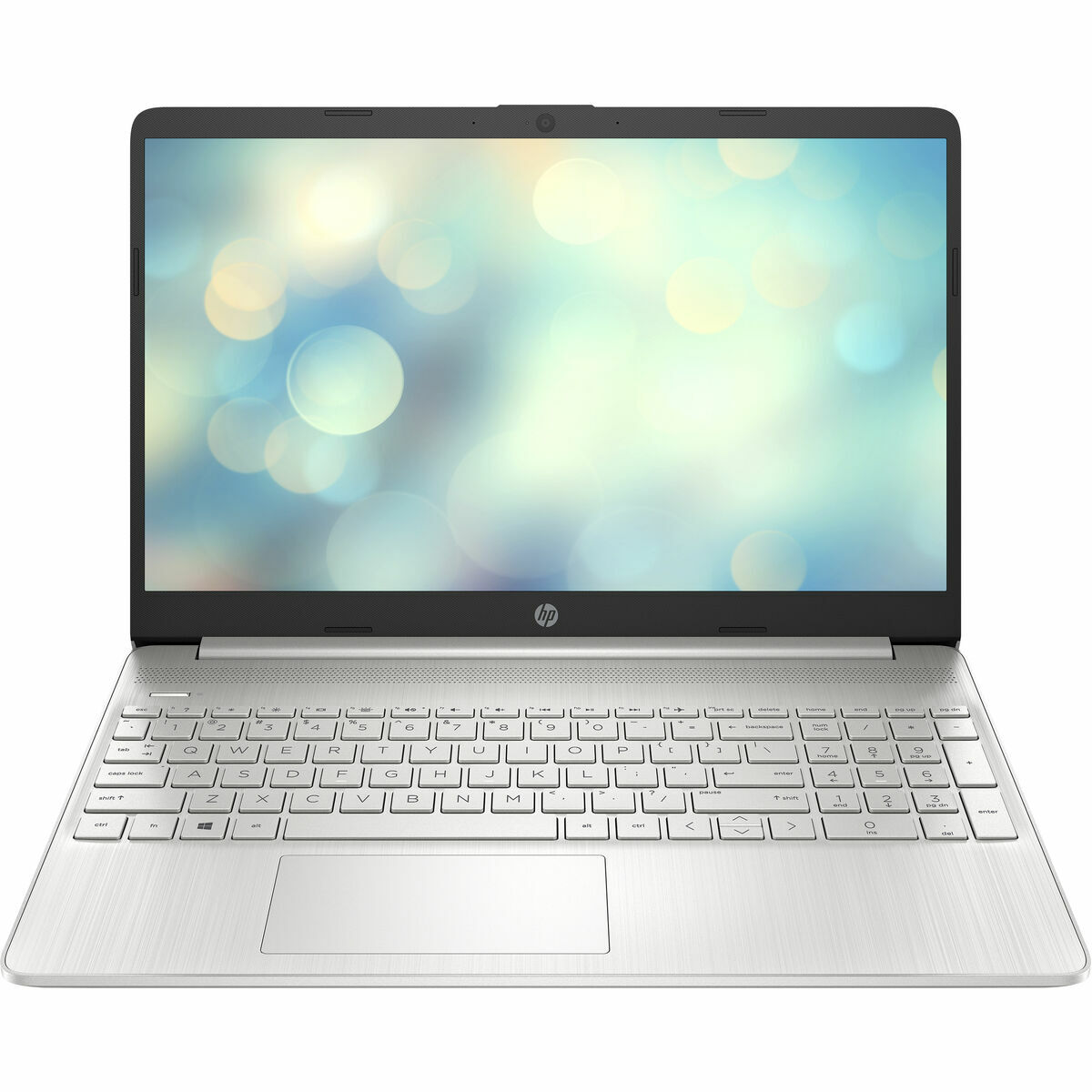 HP 58P55EA, Notebook GB SSD, Silber 7 Zoll RAM, 12 GB Prozessor, AMD Display 512 15,6 Touchscreen, mit Ryzen™