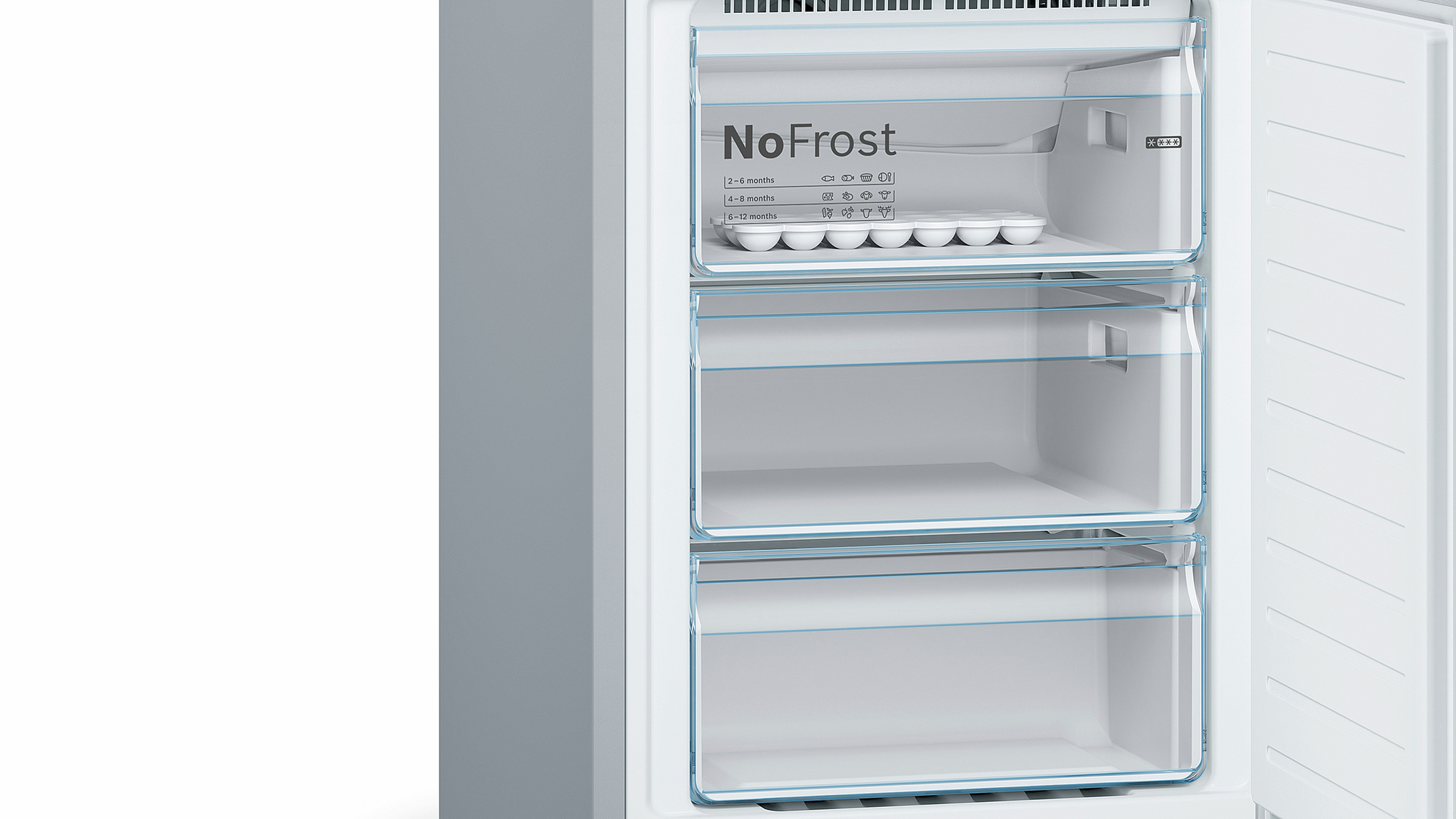 Frigorífico combi - Serie 4 KGN36XIEP BOSCH HOGAR, No Frost, Inox