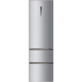 Frigorífico combi - HAIER 34003317, Total No Frost, 200 cm, Inox