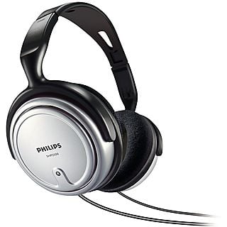Auriculares - PHILIPS SHP2500/10, Supraaurales, Negro