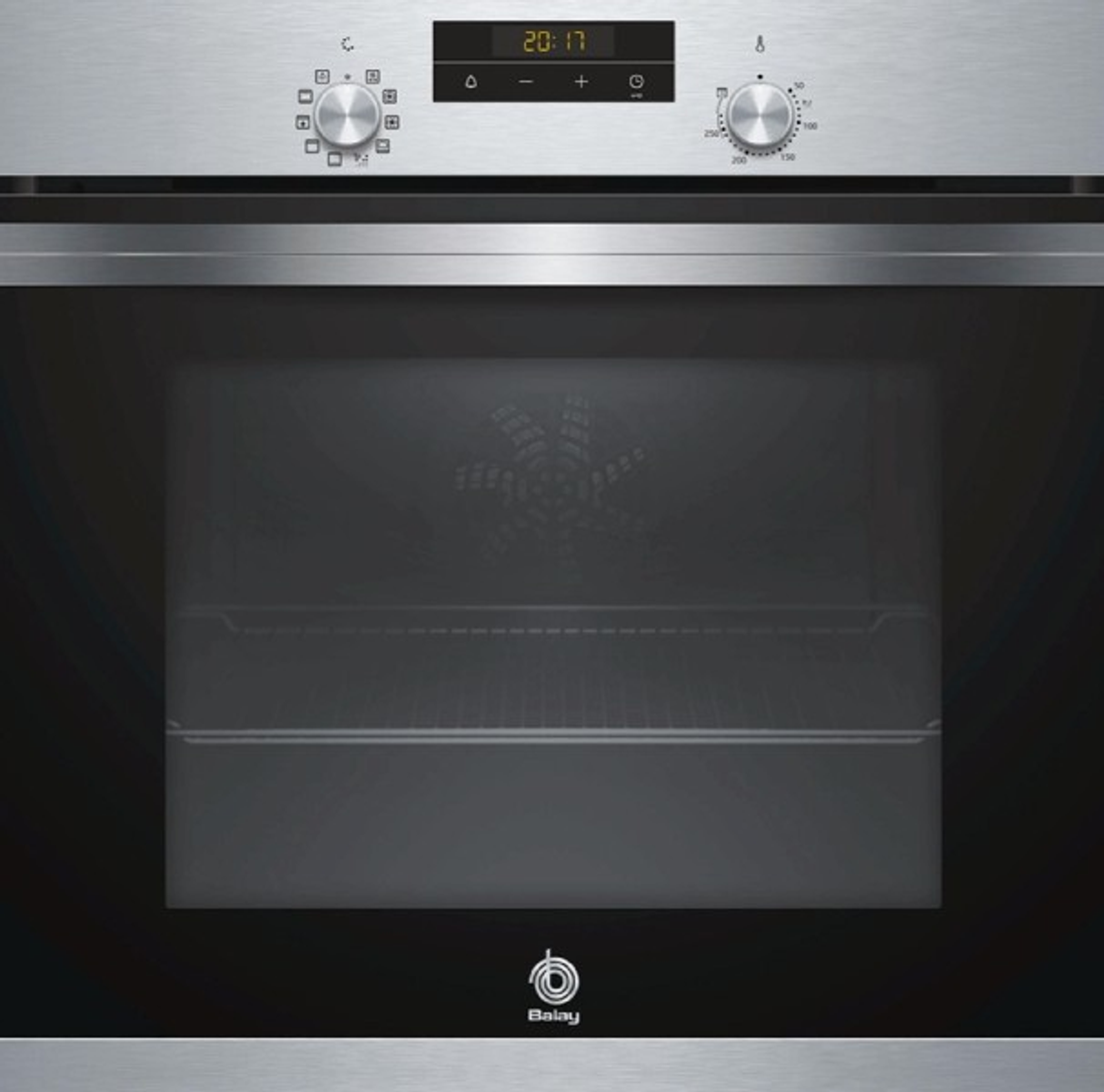 Horno convencional - 3HB4331X0 Balay, 71 Liter, Integrable, Limpieza por agua, Inox