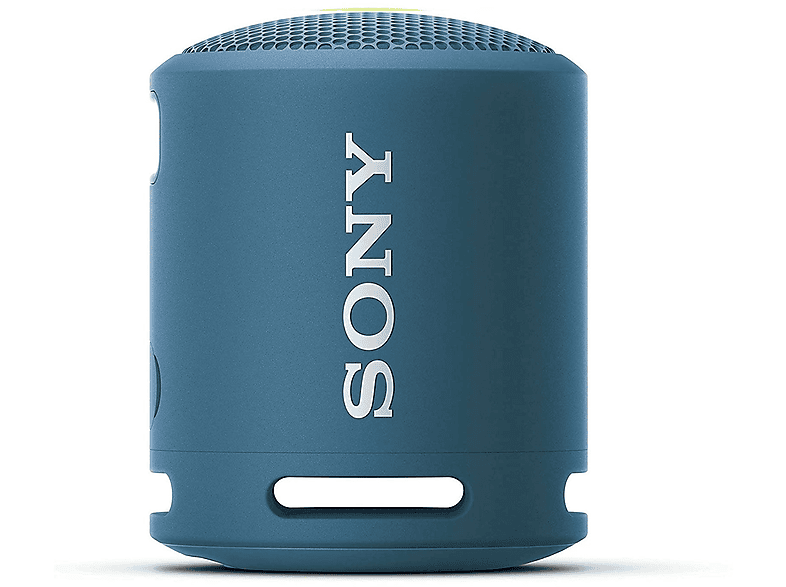 Sony Altavoz bluetooth portátil con sonido amplio, resistente al agua y a  los golpes, 24 horas batería y carga rápida, gris azul 