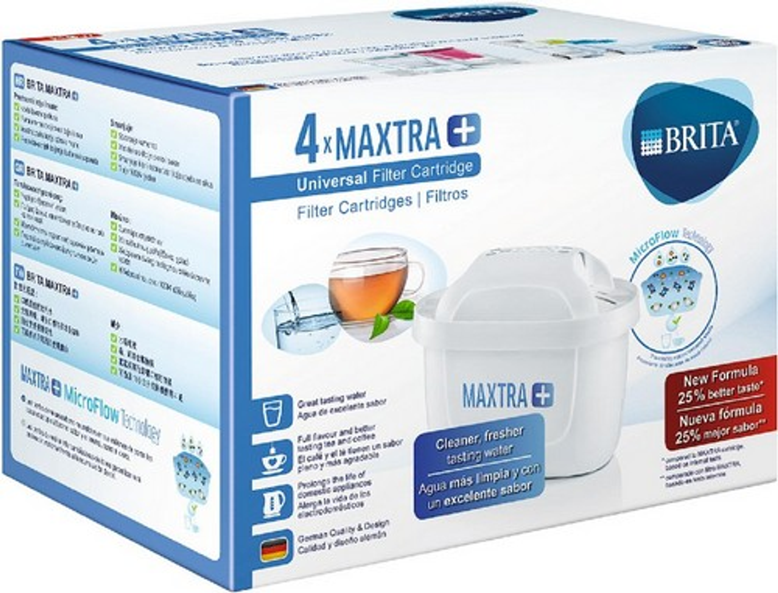 Filtro - Brita 1025373 filtro maxtra+ pack 4 Menaje BRITA