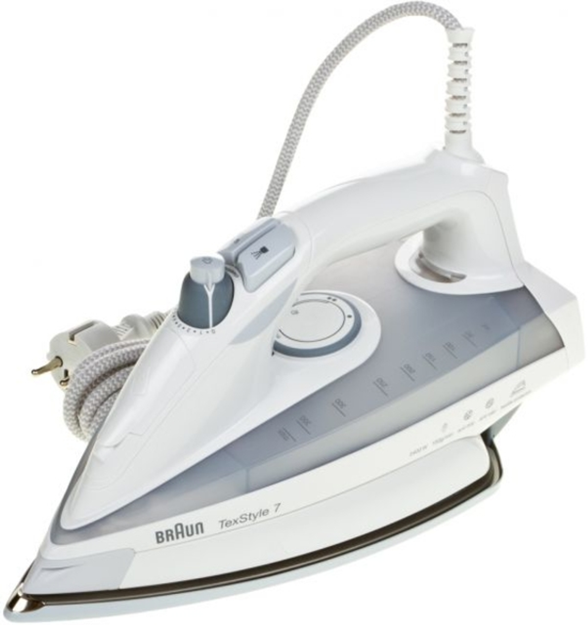 Plancha de vapor - TS735TP BRAUN HOGAR, 180g/min, 0,4 l, Blanco