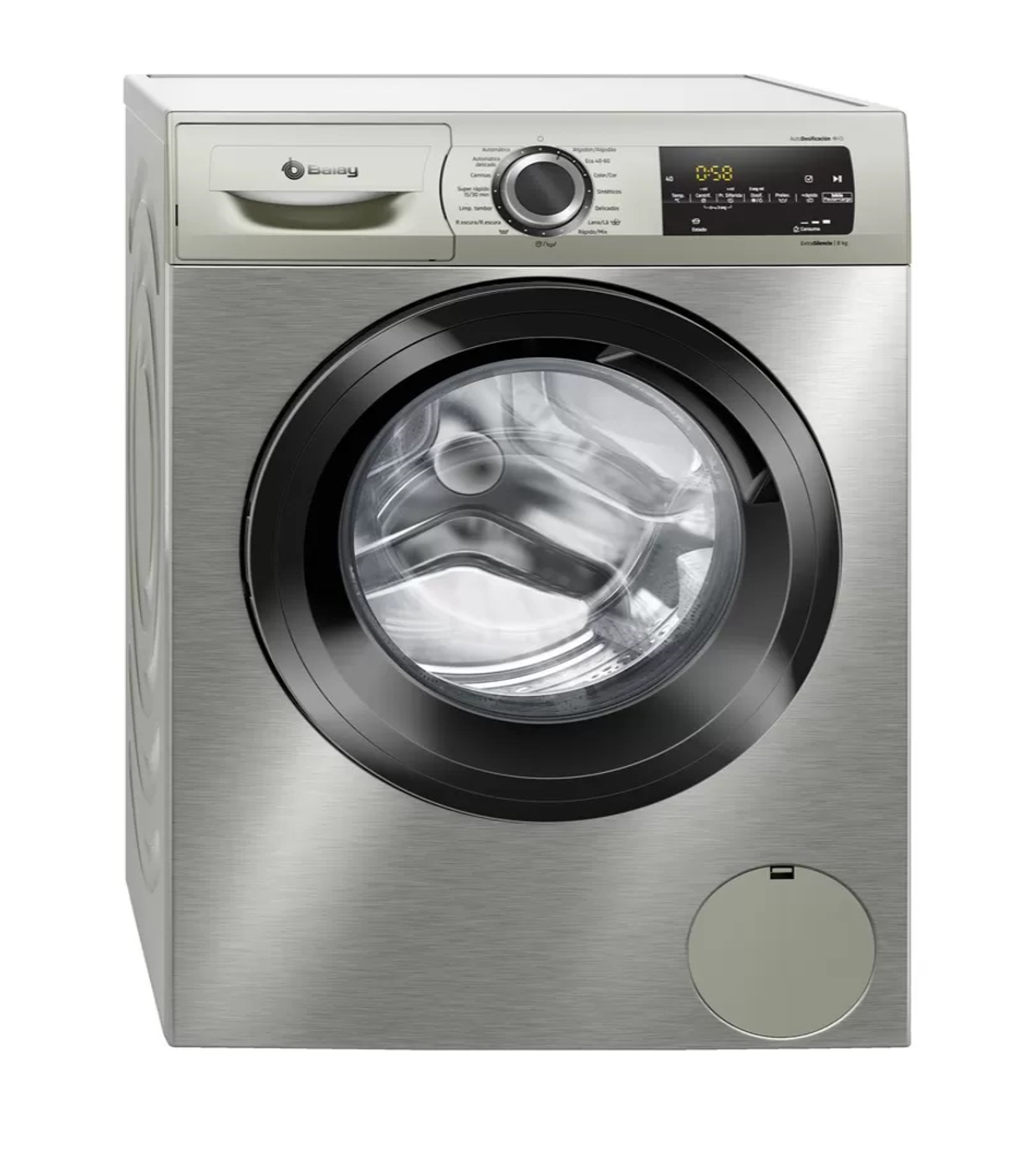 Lavadora carga frontal - 3TS993XD Balay, 9 kg, Inox