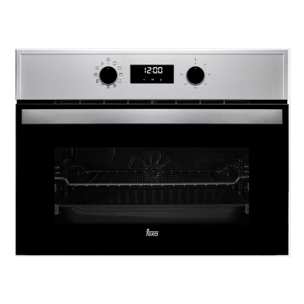 Horno convencional - HBC625P TEKA, 44 Liter, Integrable, Pirolítico, Inox