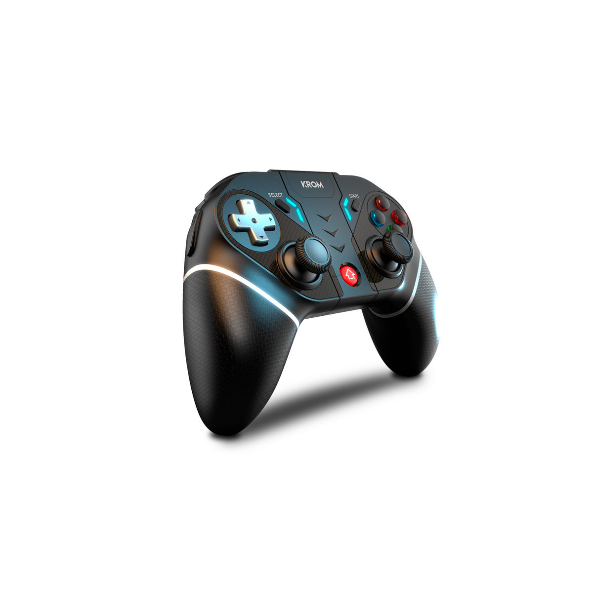 Szara i czarna rękawica kuchenna z białą silikonową dolną częścią uchwytu.