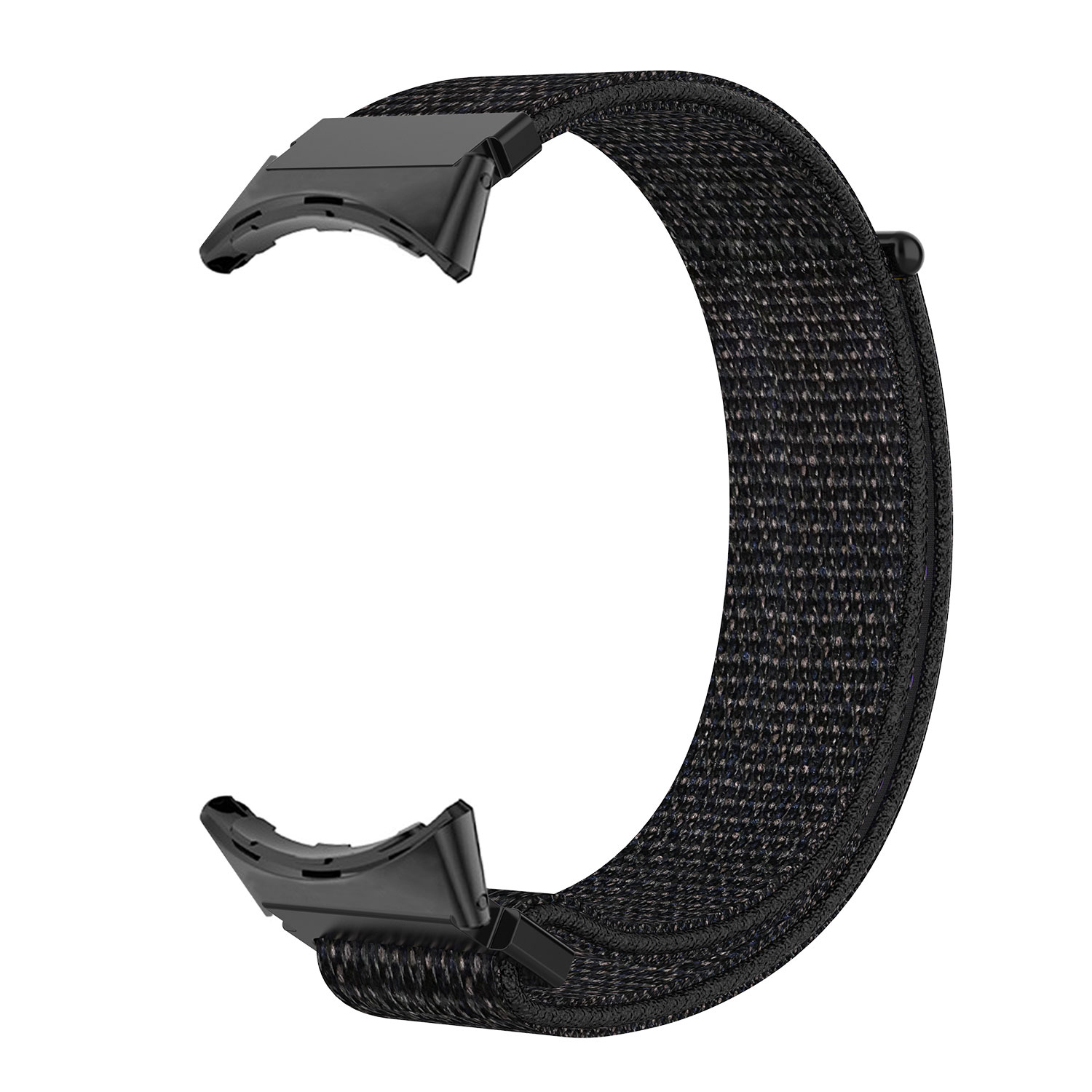 Nylon-Armband, Gewebtes INF Pixel Ersatzarmband, schwarz Watch, Google,