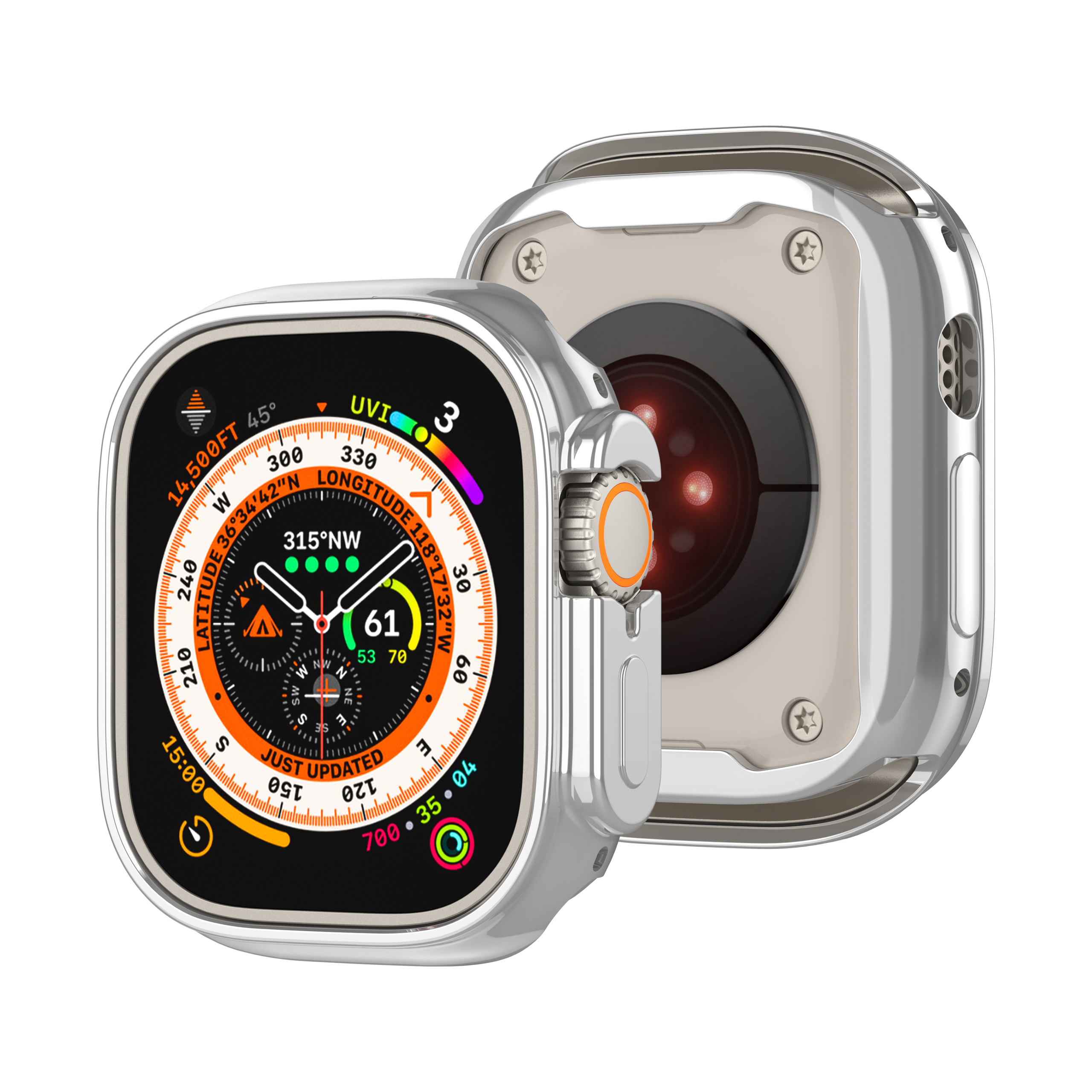 INF Schutzhülle mm Apple für 49mm) Ultra aus Ultra Watch TPU 49 Apple Watch Schutzhülle(für