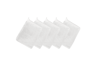 INF Filterbeutel für Aquarien 5er Pack Weiß 10 × 15 cm Aquarienfilterbeutel