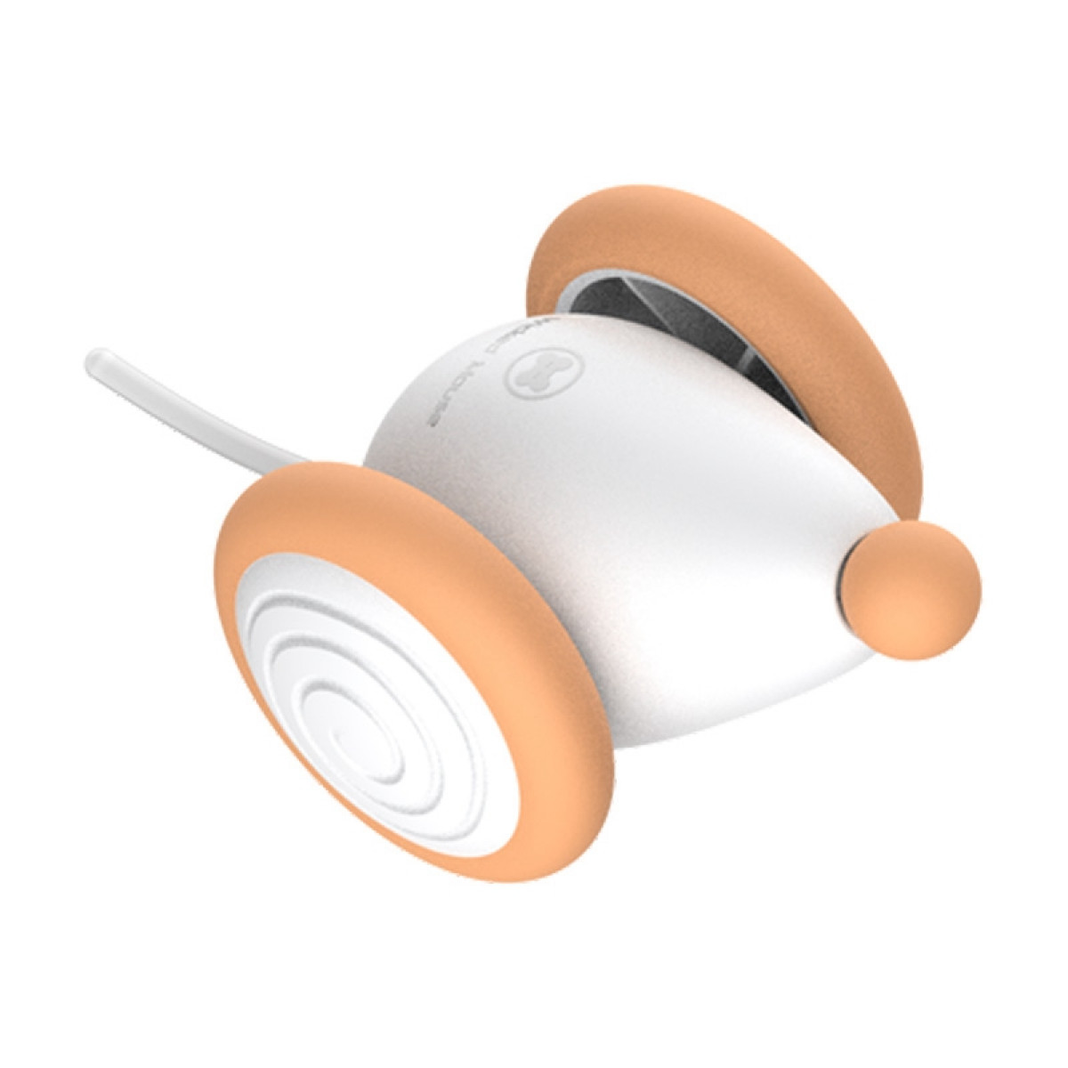 Interaktives für Katze USB-Aufladung INF Haustier-Spielzeug Spielzeug Orange/Weiß Maus