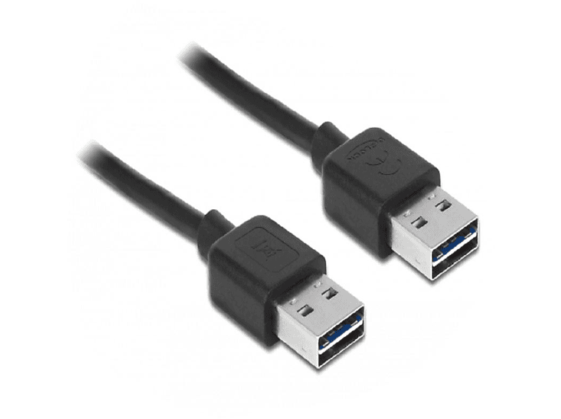 Schwarz Kabel, 83462 DELOCK USB