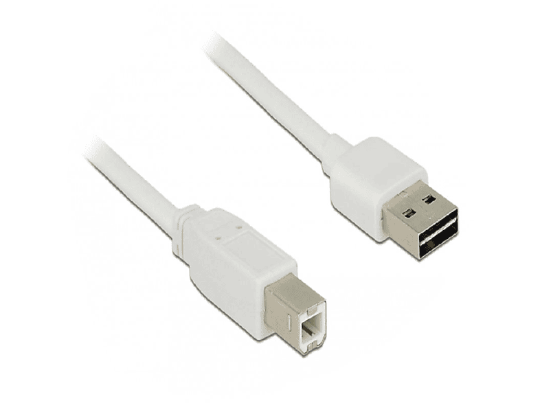 DELOCK 83687 Kabel, Weiß USB