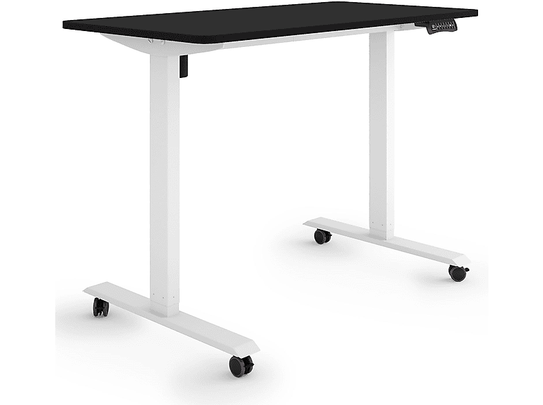 ESMART ETX-121WB auf Rollen 120 elektrisch x 60 cm höhenverstellbarer Schreibtisch