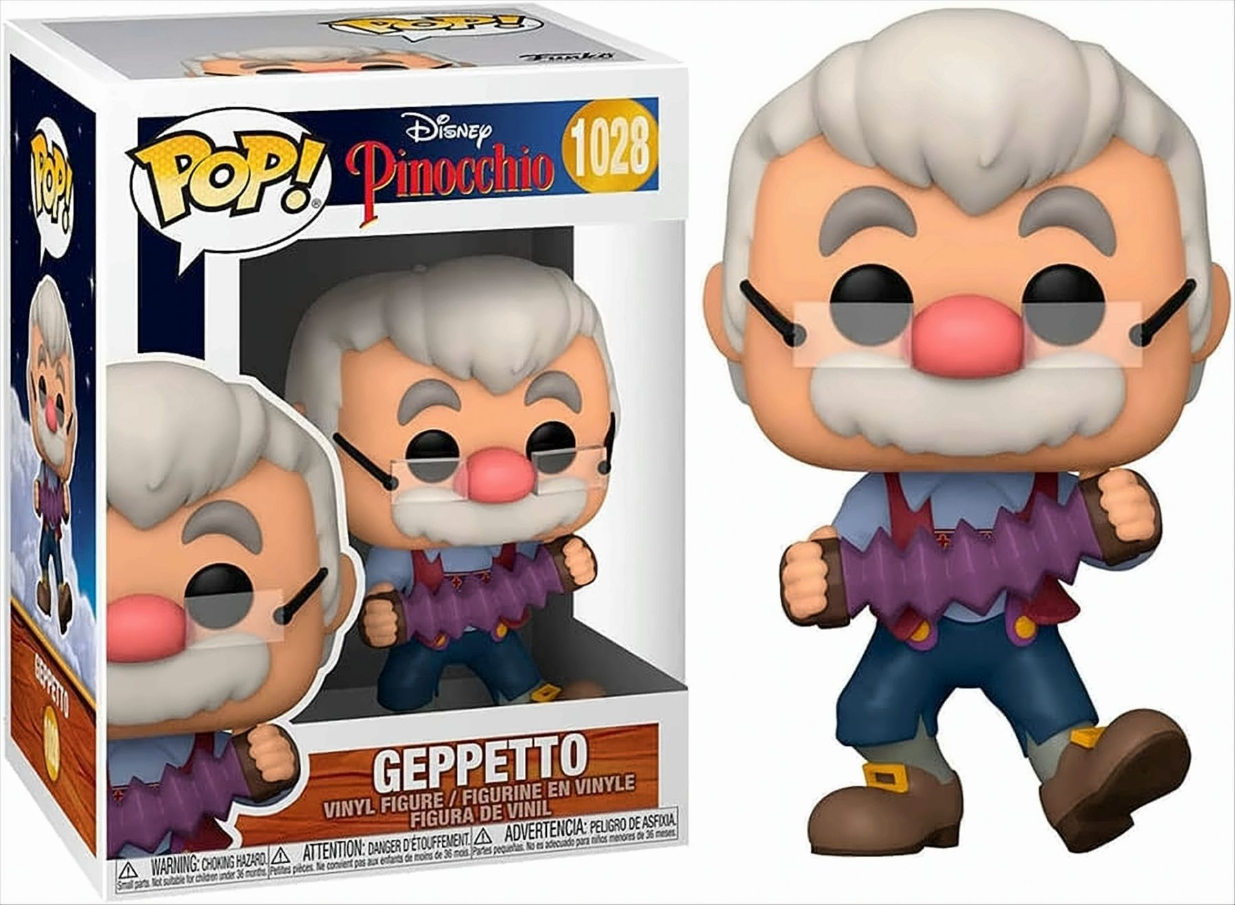 - - Pinocchio Geppetto POP Disney -