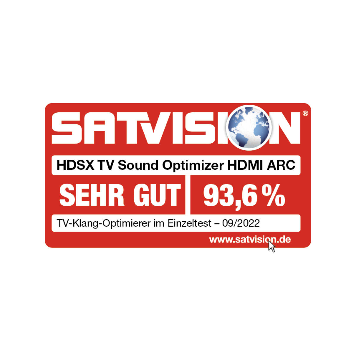 HDSX TV Sound Optimizer HDMI cm ARC 5,3 Klangverstärker