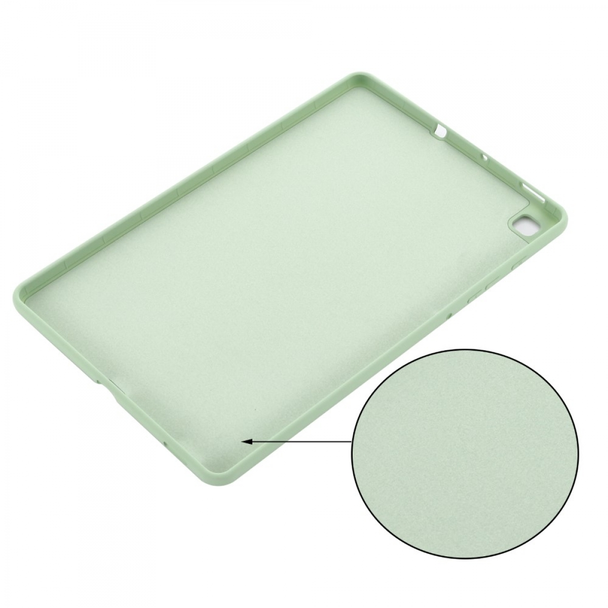 CASEONLINE Liquid Backcover Tablethülle Samsung Thermoplastisches Urethan, Minze für