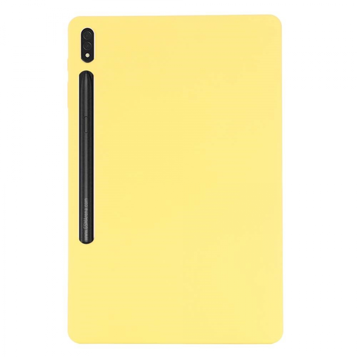 CASEONLINE Liquid Tablethülle Backcover für Thermoplastisches Gelb Samsung Urethan
