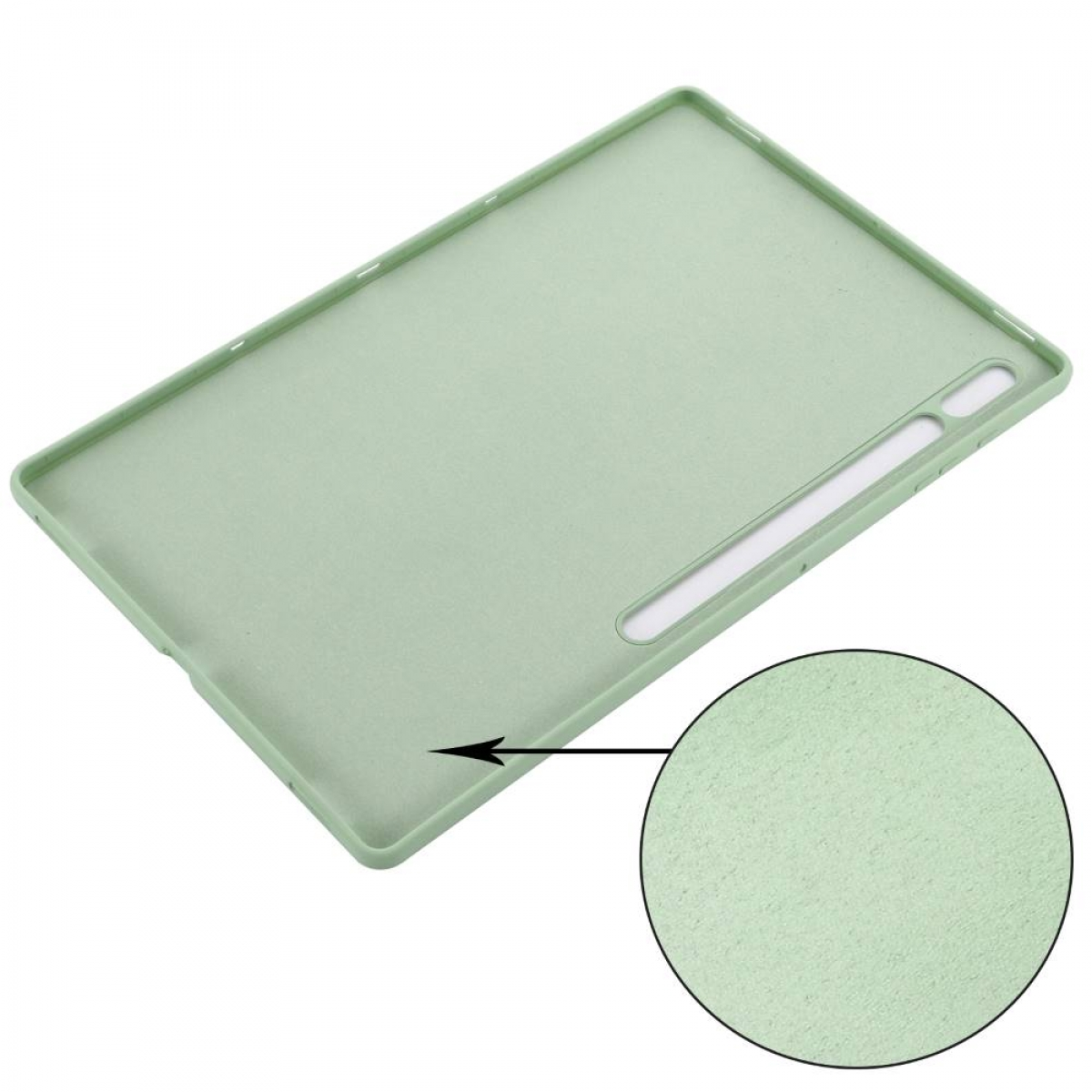 CASEONLINE Liquid Tablethülle Backcover für Urethan, Samsung Thermoplastisches Minze