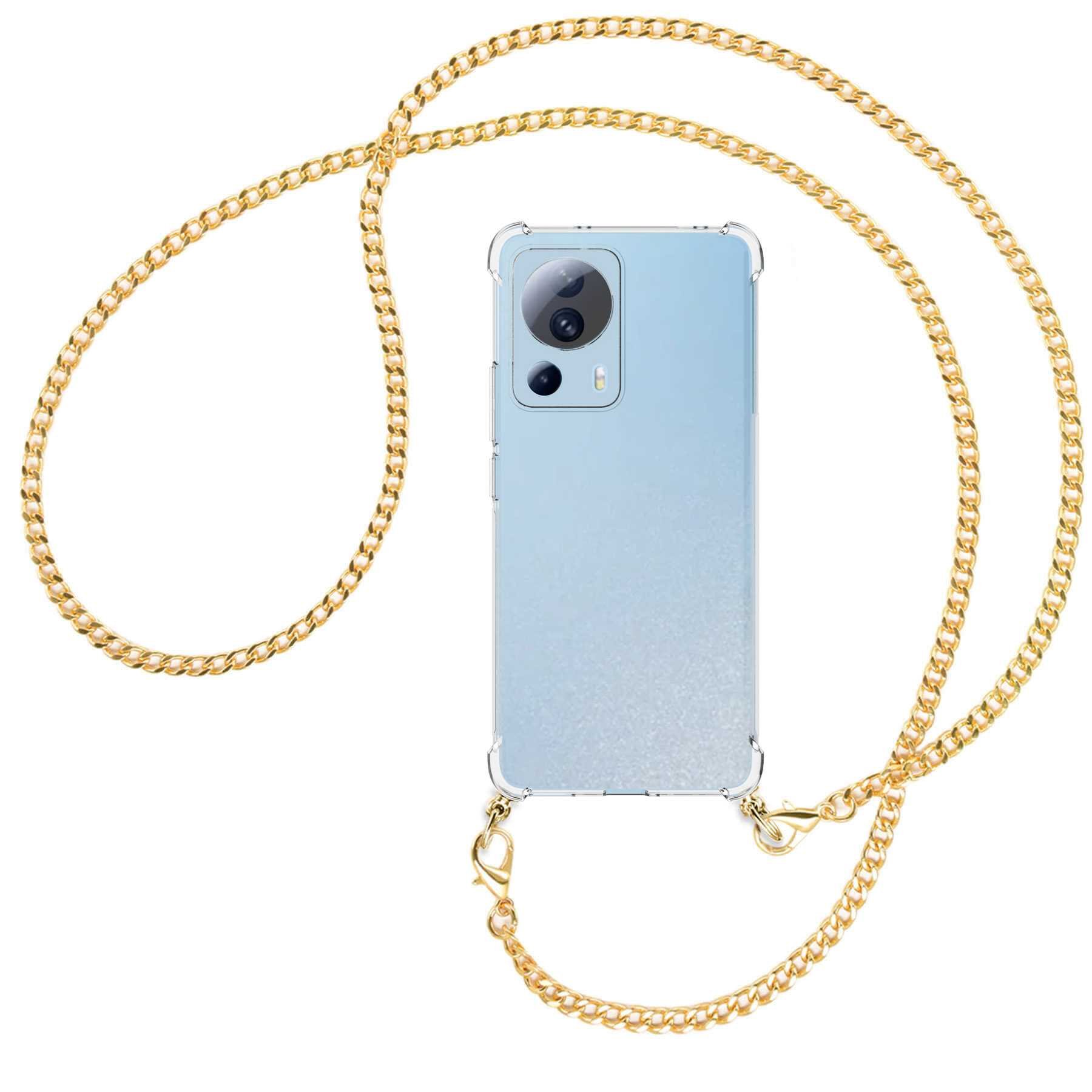 Kette MTB ENERGY Xiaomi, Umhänge-Hülle Metallkette, Lite, 13 mit MORE (gold) Backcover,
