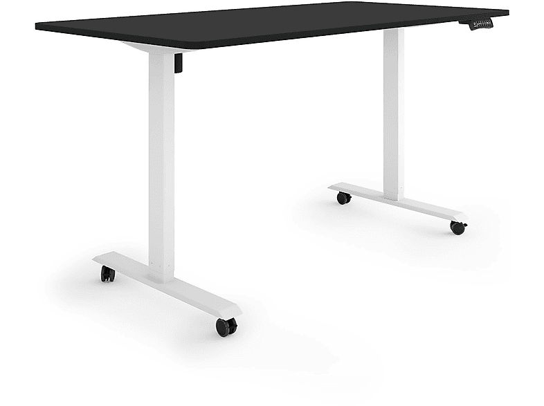 Schreibtisch auf elektrisch Rollen ESMART ETX-121WB 160 höhenverstellbarer x 80 cm