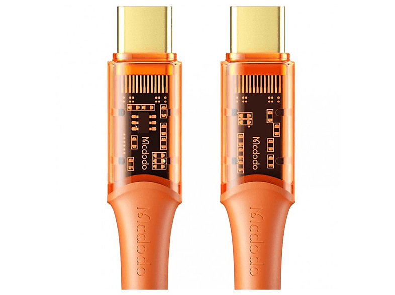 MCDODO CA-2111 USB-C zu USB-C 1,2m, Ladekabel, Orange