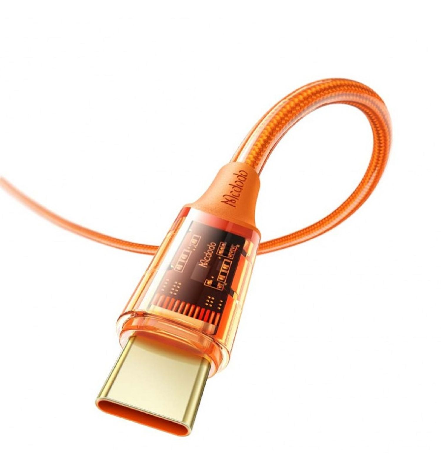 zu USB-C CA-2111 USB-C MCDODO 1,2m, Orange Ladekabel,