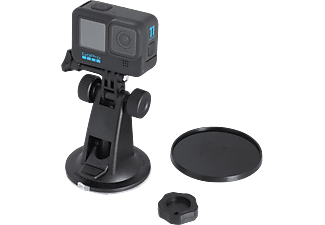 WICKED CHILI Actioncam Autohalterung für GoPro Hero 11, 11 Mini, 10, 9, 8, 7, 6, Max, Akaso (vibrationsfrei) KFZ Halterung mit Saugnapf, Made in Germany, schwarz