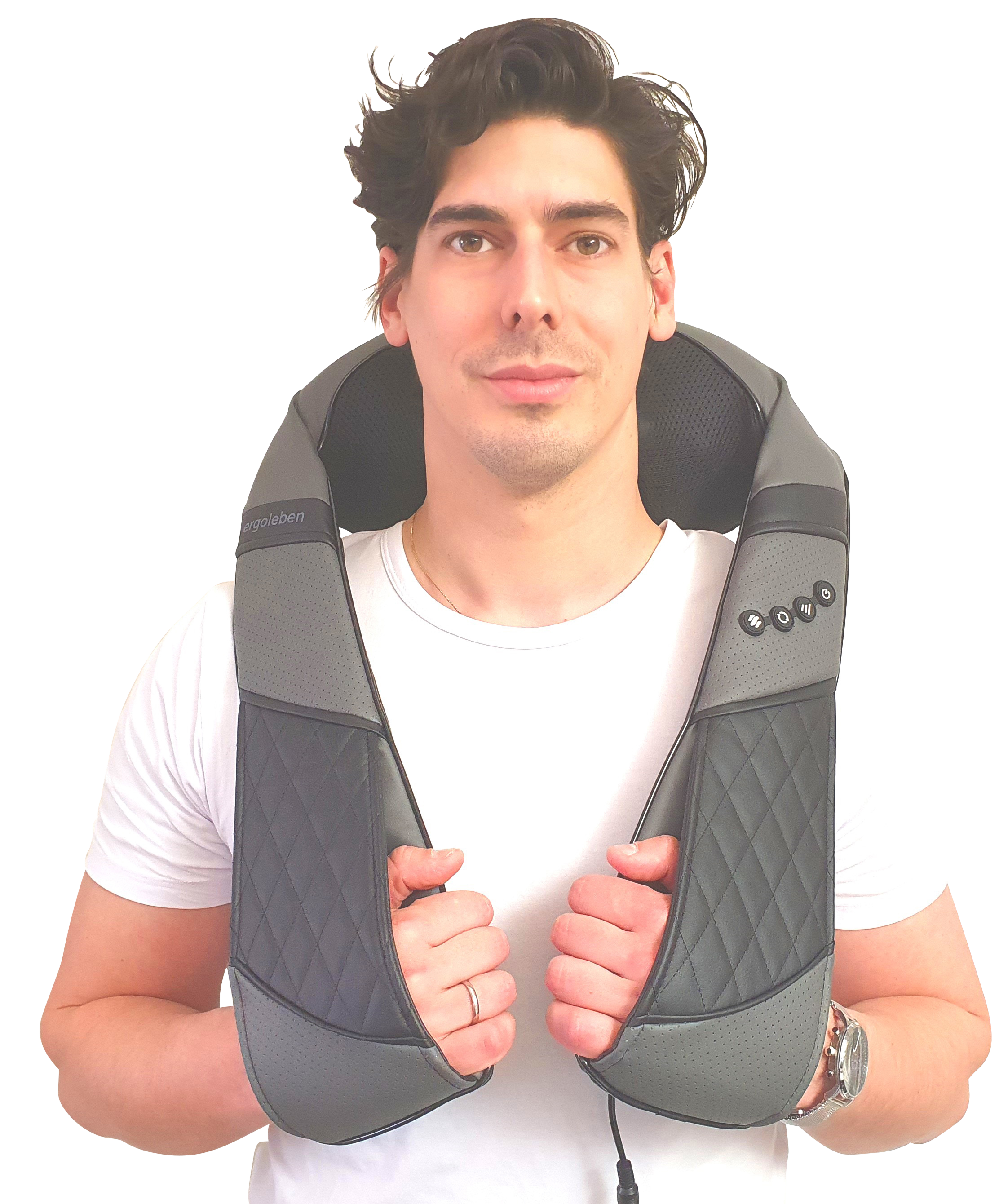Schulter für inkl. ERGOLEBEN Wärme mit Nackenmassagegerät Massagegerät Auto Nacken Tasche Funktion und Shiatsu Adapter