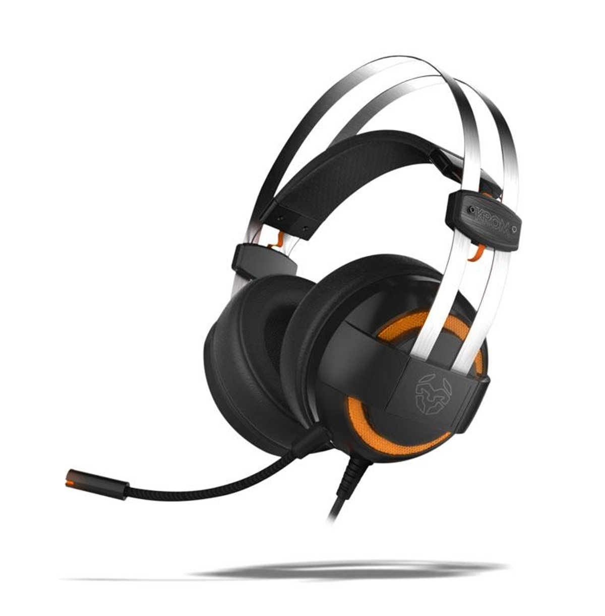 Auriculares gaming - NXKROMKDE KROM, Supraaurales, Negro