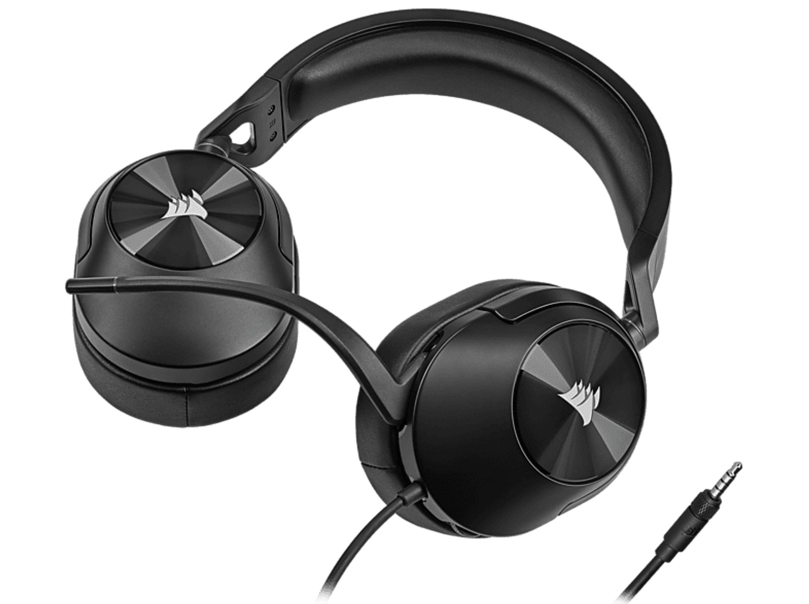CORSAIR CA-9011260-EU HS55 STEREO CARBON, Over-ear Gaming Headset Carbon