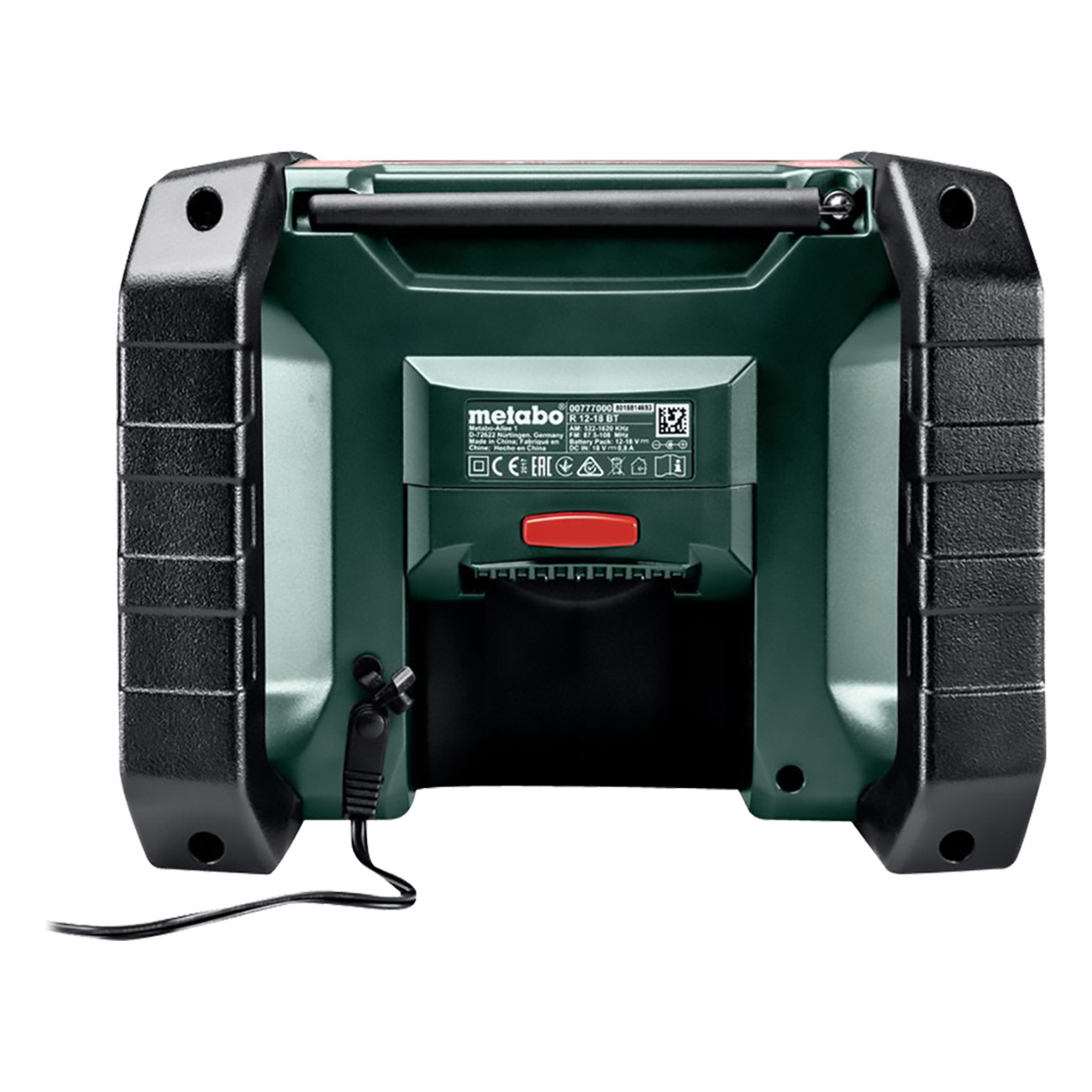 METABO R 12-18 grün Radio, FM, Bluetooth