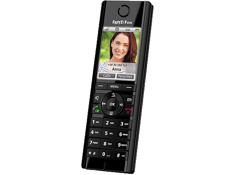 Telefon black Festnetz AVM C5 Fritzfon
