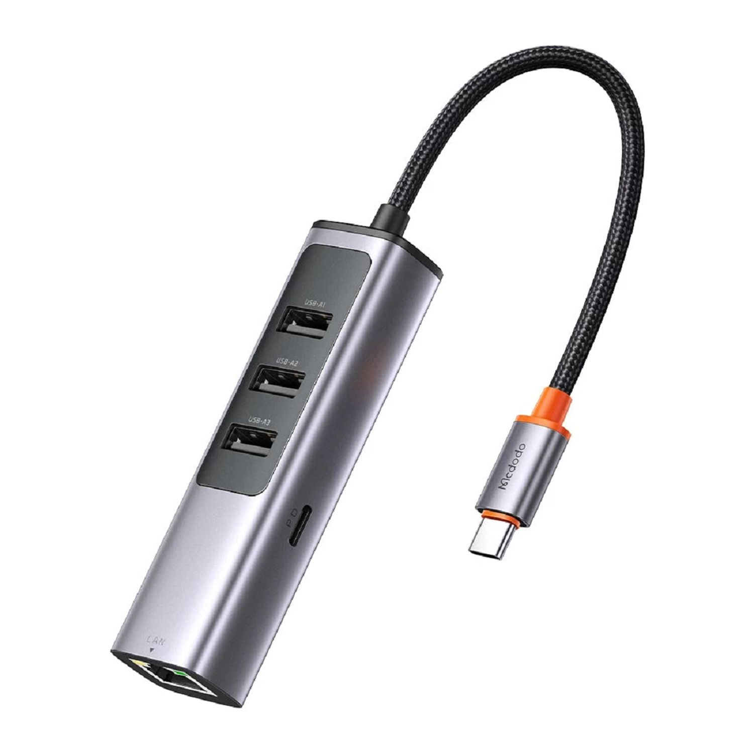 MCDODO HU-1110, USB Dunkelgrau Hub