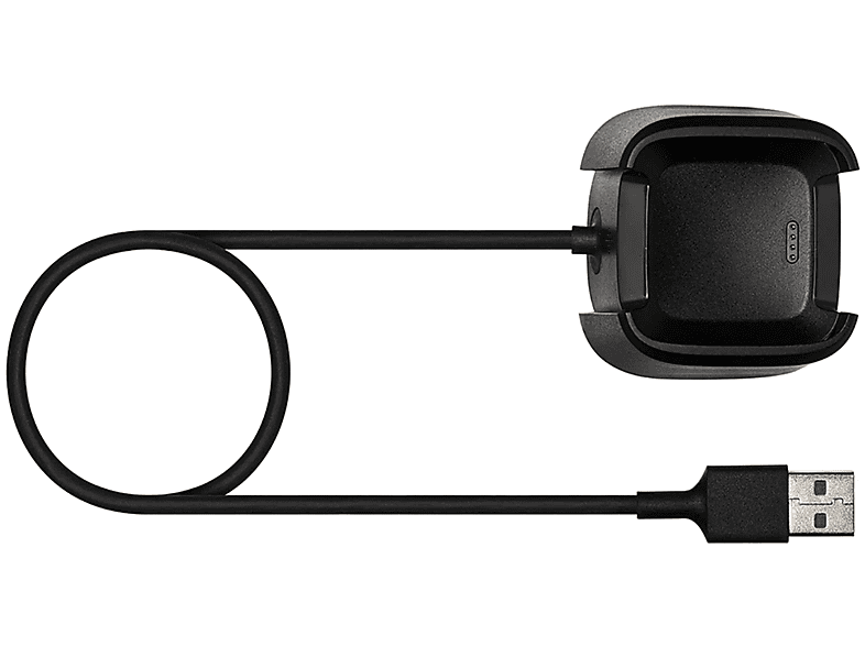 FITBIT Versa, Ladegerät, Retail Charging schwarz Cable,