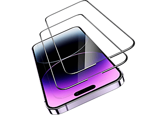 LTB 2 x Panzerglas FullCover Apple iPhone 14 Displayschutz(für Apple iPhone 14)