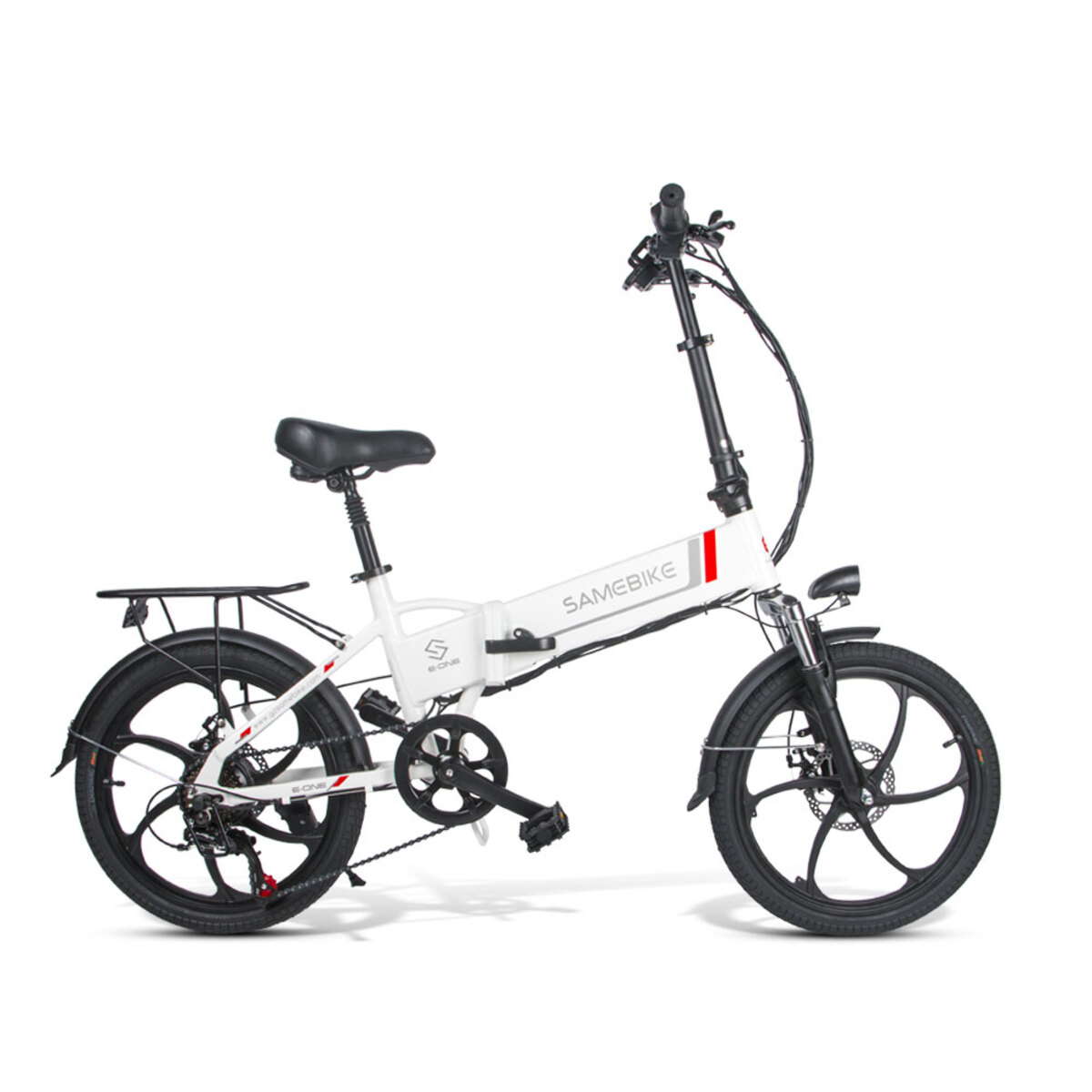 Unisex-Rad, (Laufradgröße: SAMEBIKE Urbanbike 20LVX-II Zoll, 20 Weiß)
