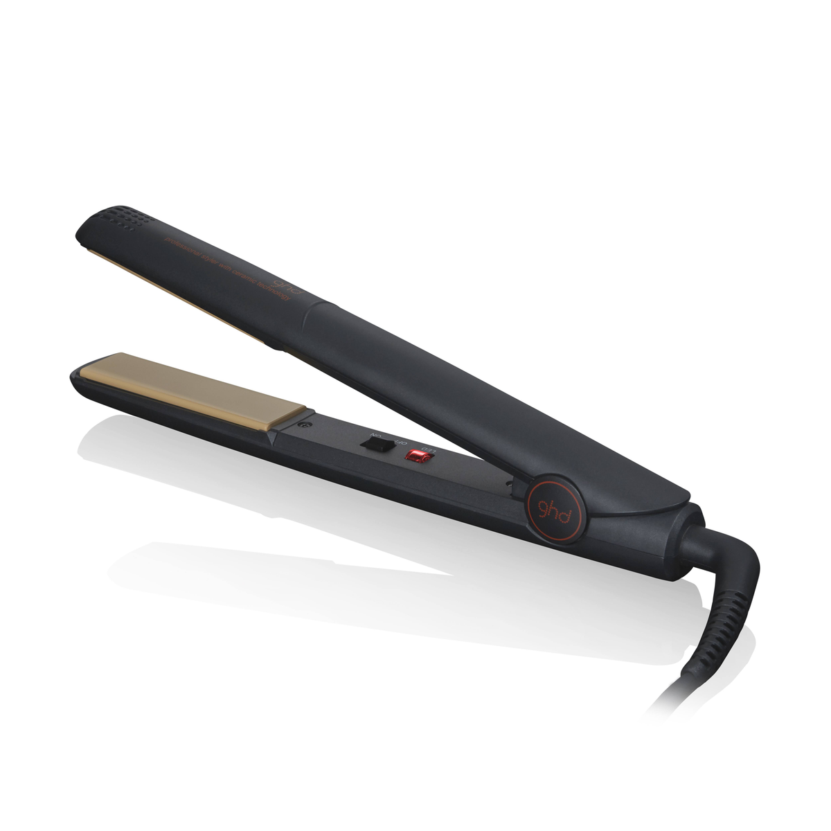 Plancha de pelo - 5060569861448 GHD, Cerámica, 220 V, 185 °C, Negro