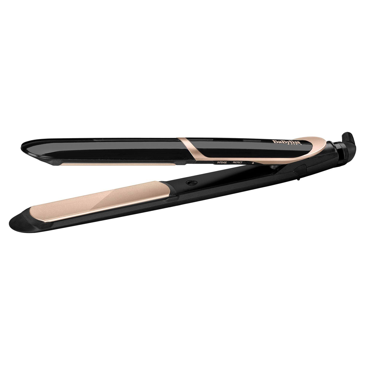 Plancha de pelo - ST393E BABYLISS, Cerámica, 220 V, 235 °C, Negro