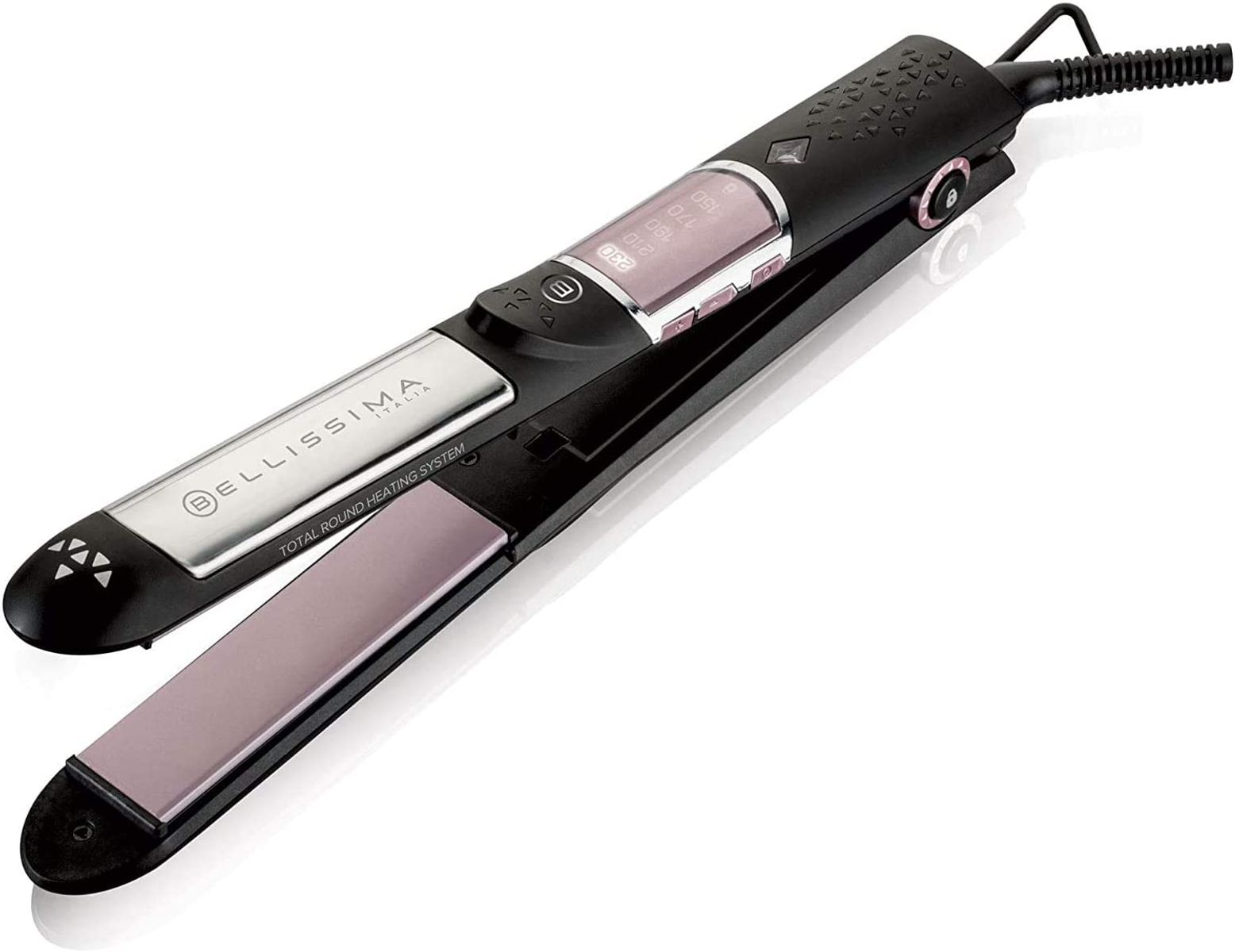 Plancha de pelo - B27 100 BELLISSIMA, Cerámica, 220 V, 230 °C, Negro